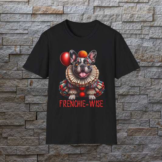 Frenchie-Wise Unisex Softstyle T-Shirt