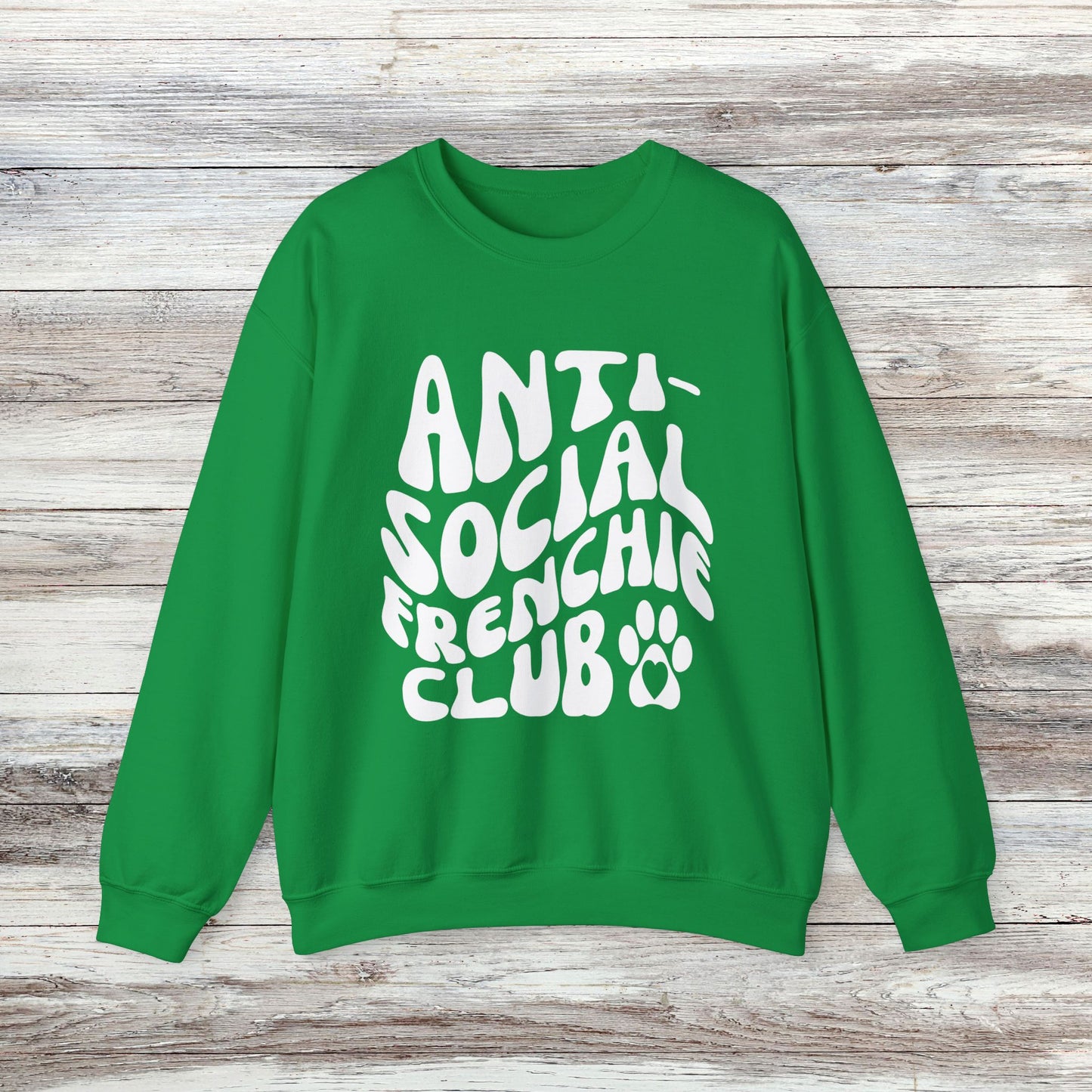 Anti-Social Frenchie Club Unisex Heavy Blend™ Crewneck Sweatshirt