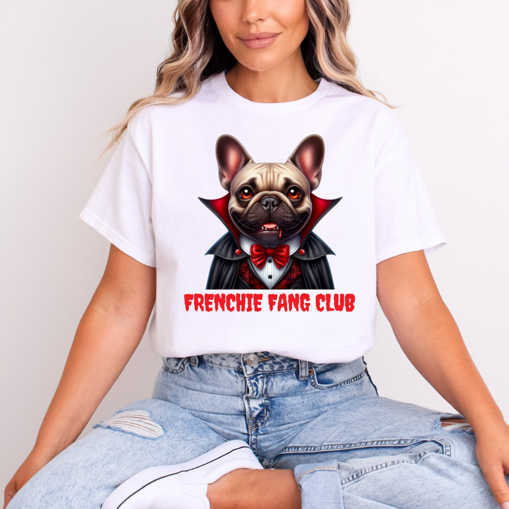 Frenchie Fang Club Unisex Softstyle T-Shirt