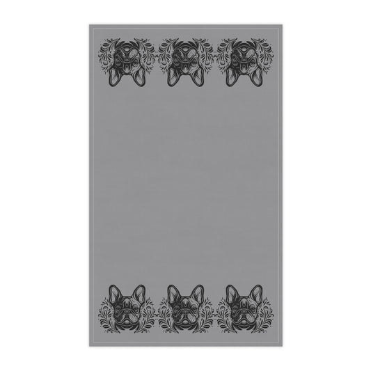 Frenchie Silhouette-Hand Towel