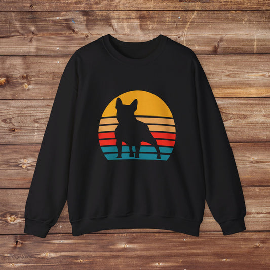 Frenchie Sunset Silhouette - Unisex Heavy Blend™ Crewneck Sweatshirt