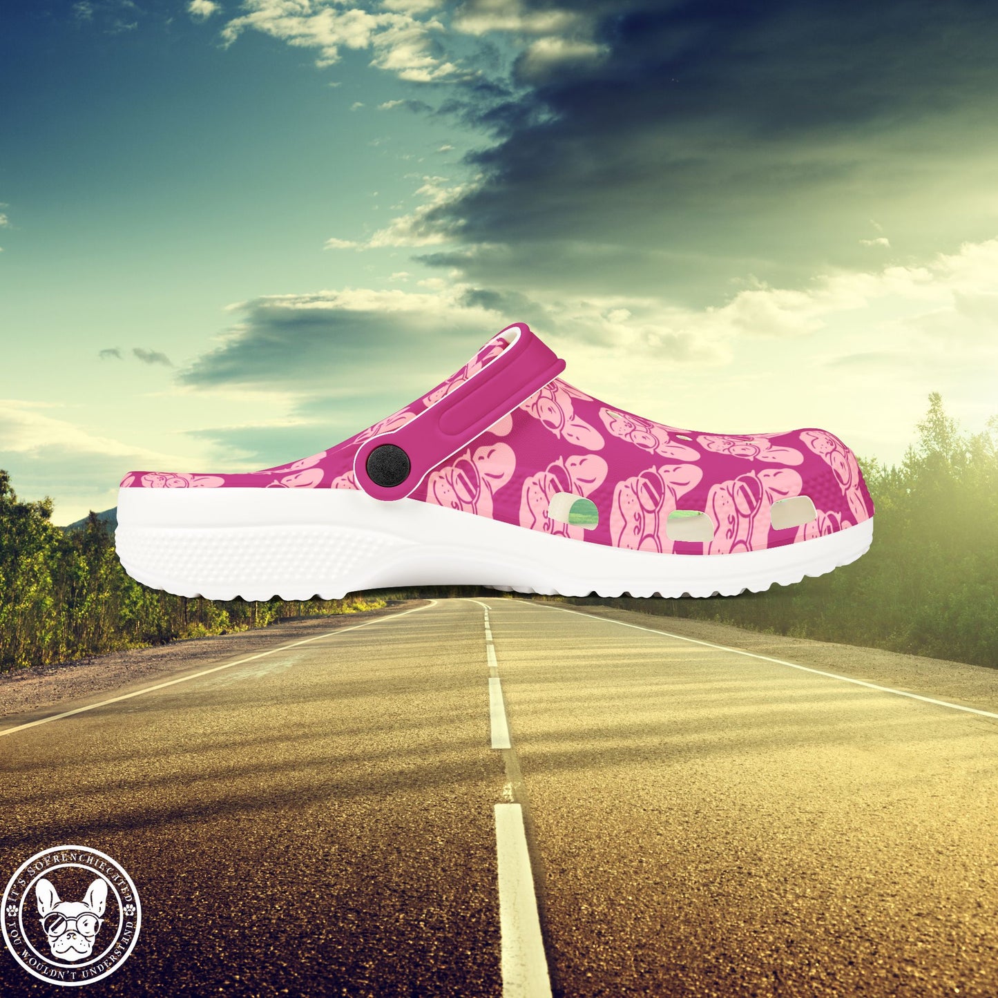 SoFrenchiecated (PINK) - Foam Rubber Shoes