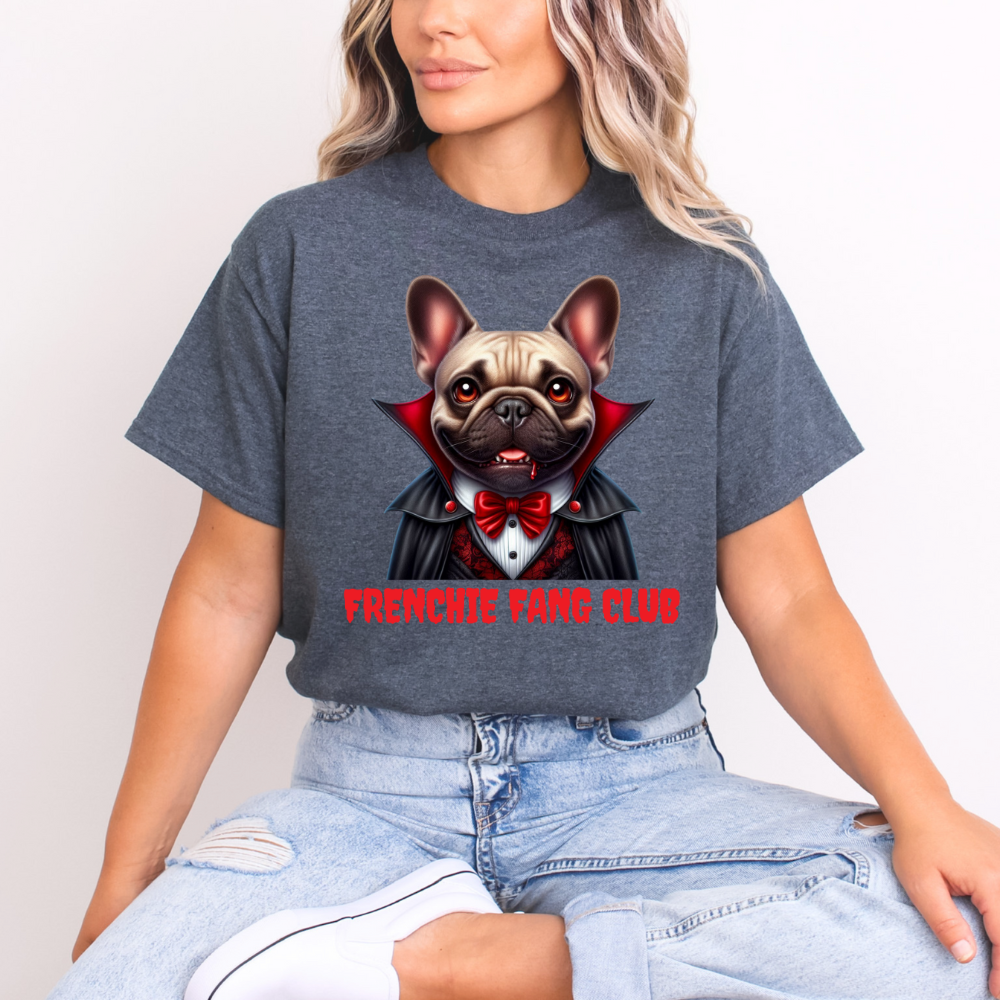 Frenchie Fang Club Unisex Softstyle T-Shirt