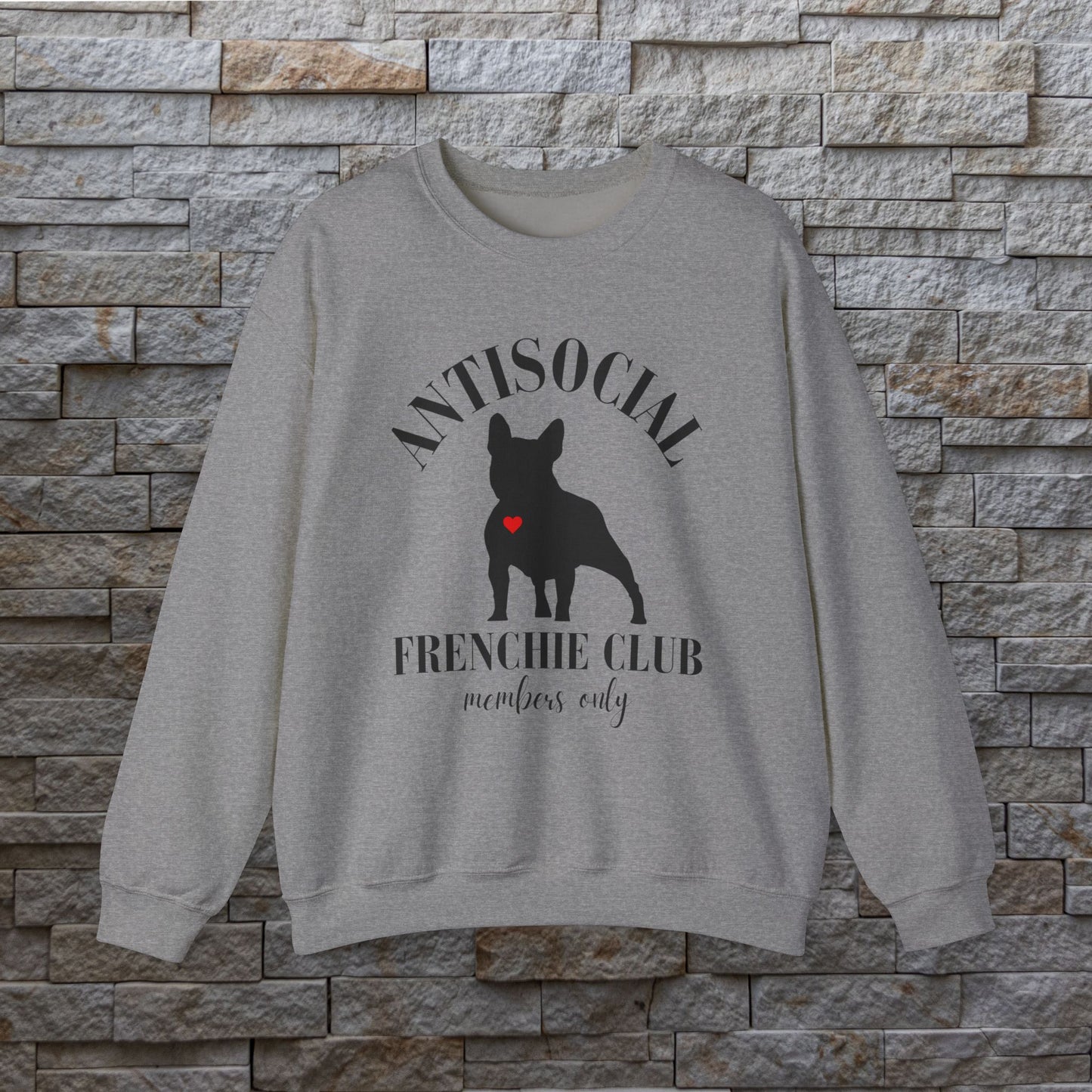 Antisocial Frenchie Club Unisex Heavy Blend™ Crewneck Sweatshirt