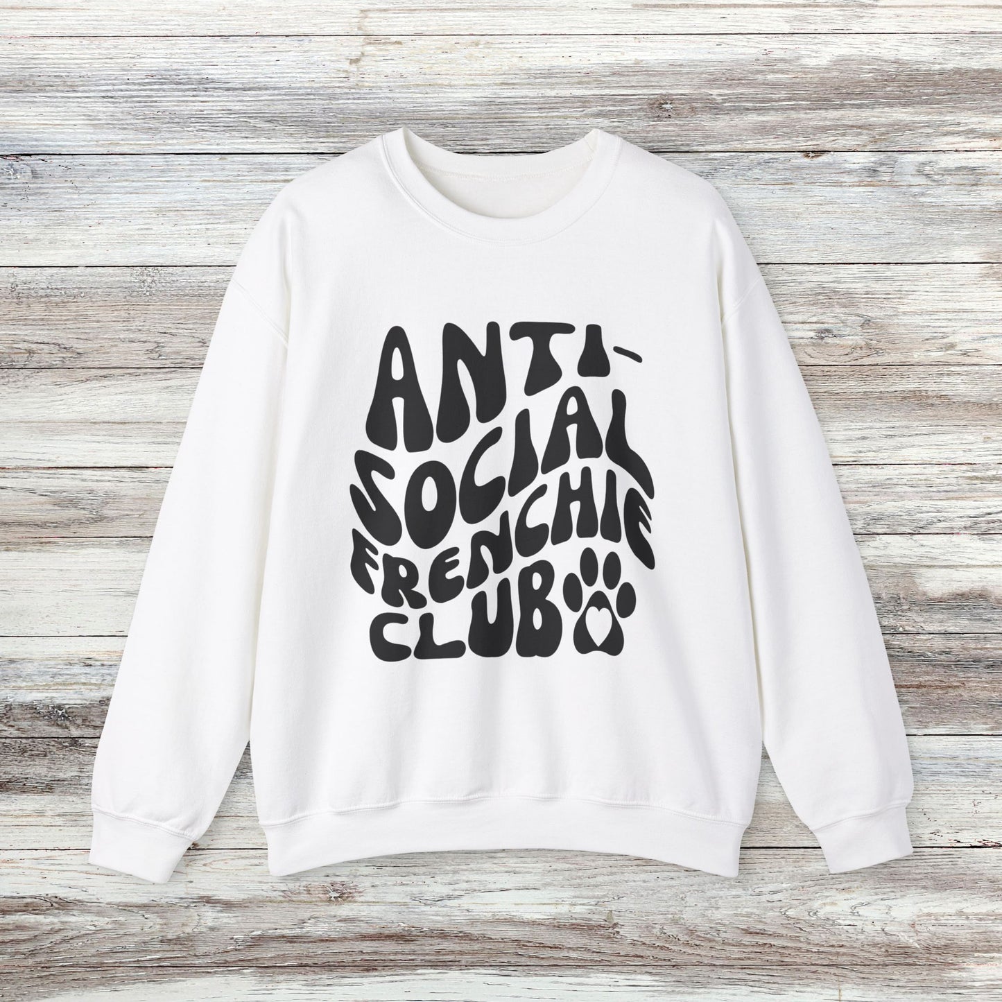 Anti-Social Frenchie Club Unisex Heavy Blend™ Crewneck Sweatshirt