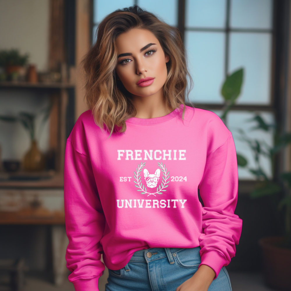 Frenchie University Unisex Heavy Blend™ Crewneck Sweatshirt