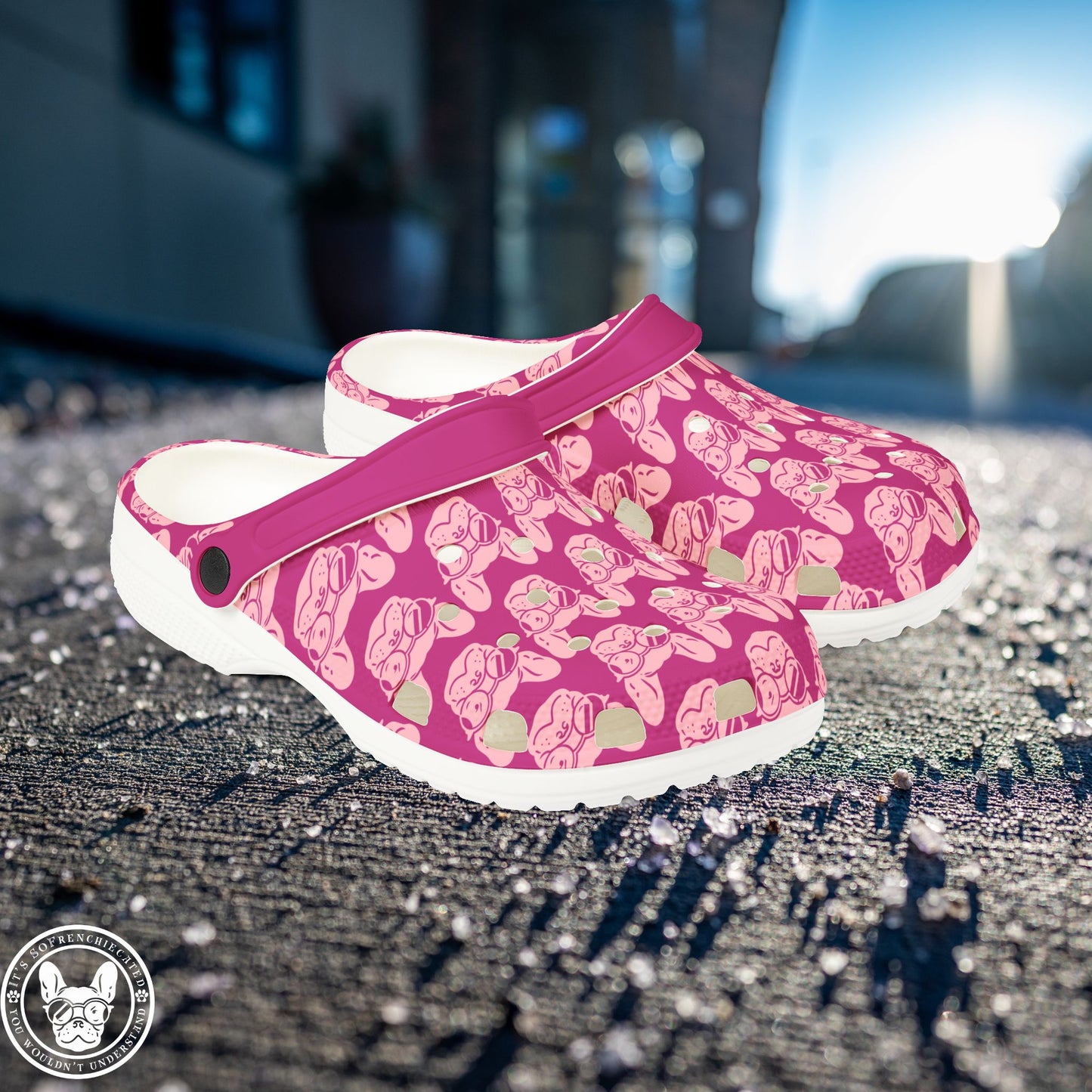 SoFrenchiecated (PINK) - Foam Rubber Shoes