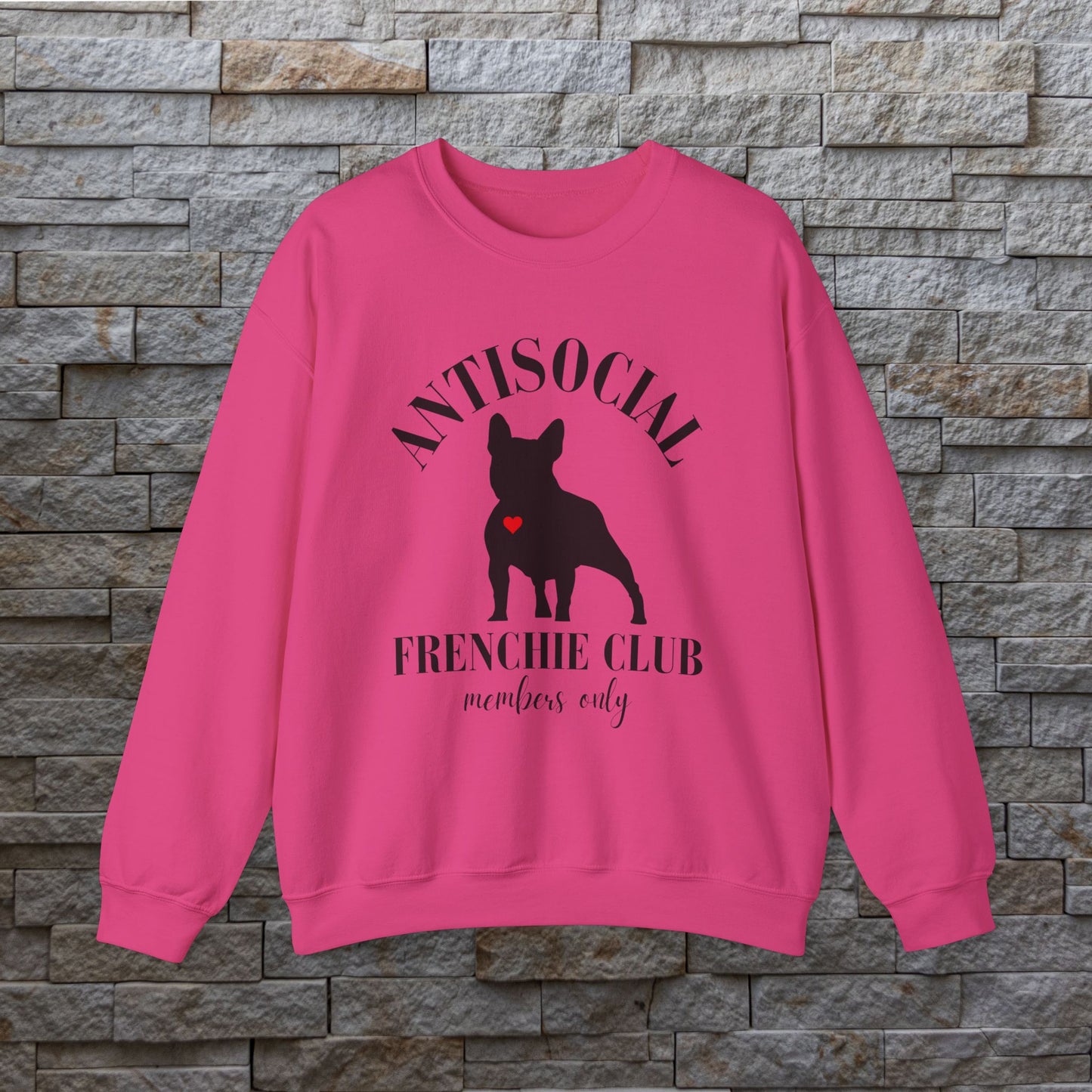 Antisocial Frenchie Club Unisex Heavy Blend™ Crewneck Sweatshirt