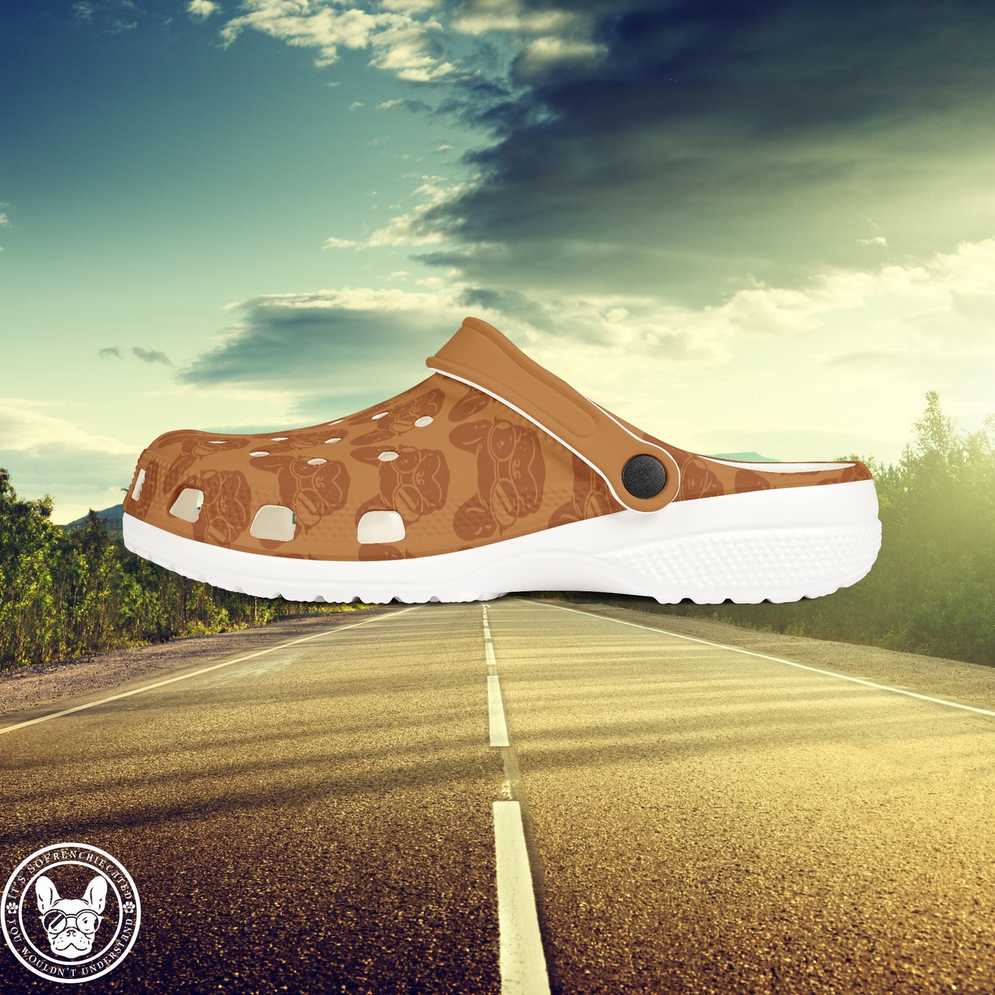 SoFrenchiecated (Light Brown) - Foam Rubber Shoes