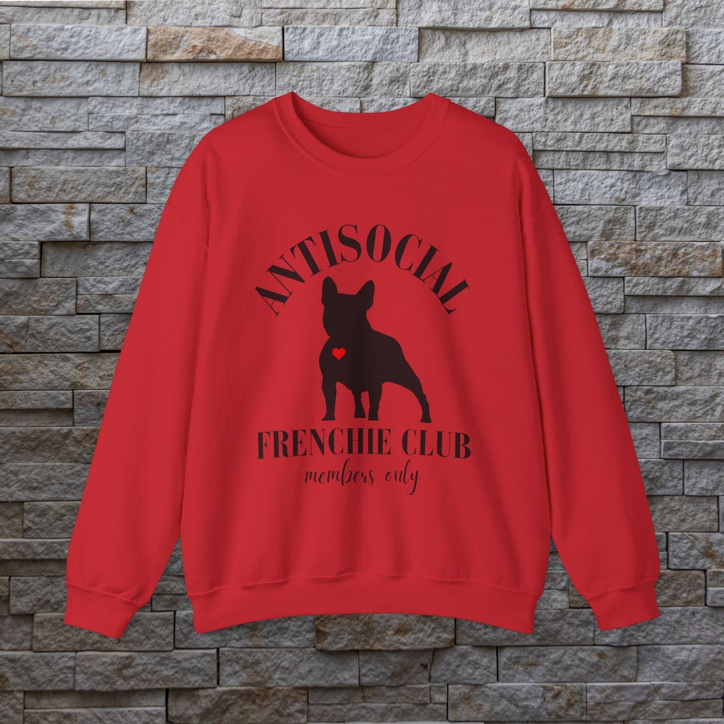 Antisocial Frenchie Club Unisex Heavy Blend™ Crewneck Sweatshirt