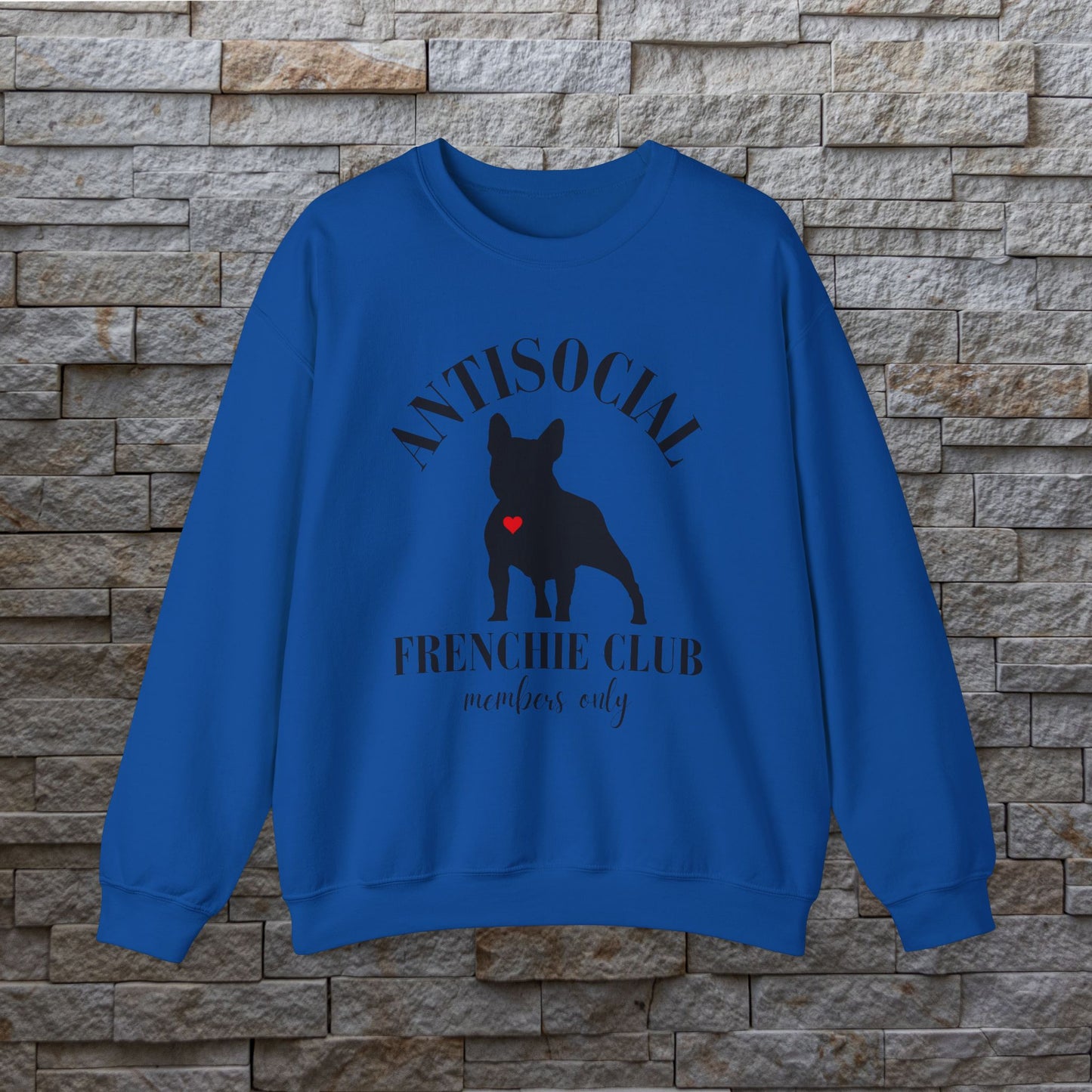 Antisocial Frenchie Club Unisex Heavy Blend™ Crewneck Sweatshirt