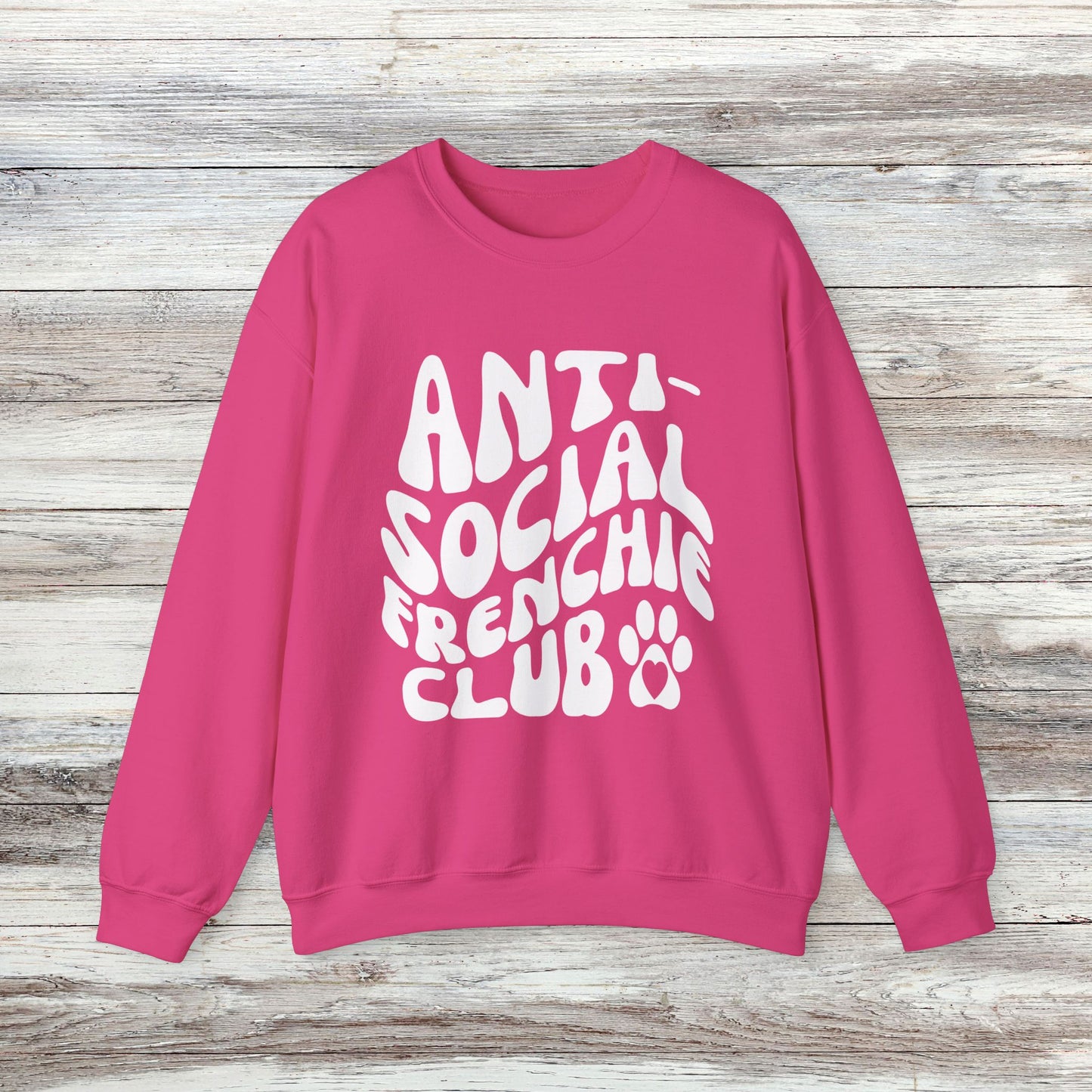 Anti-Social Frenchie Club Unisex Heavy Blend™ Crewneck Sweatshirt