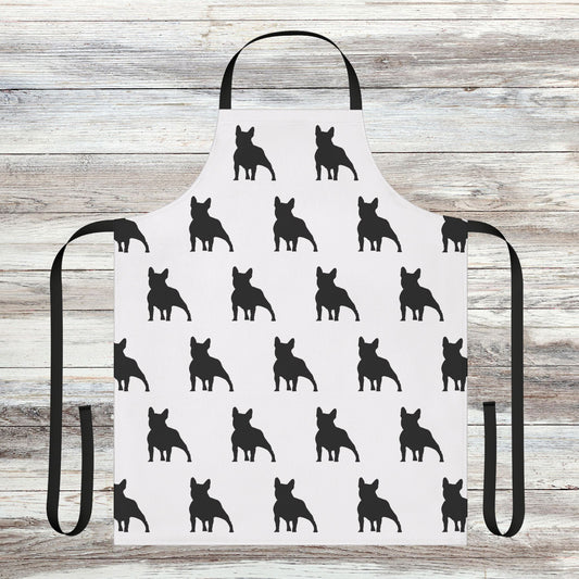 Frenchie Stance Canvas Apron